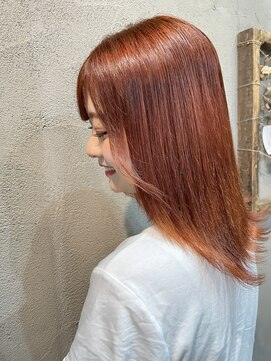 ブレス ヘアアンドスパ 湘南台(bless hair spa) オレンジカラー