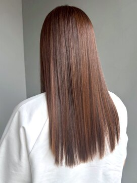 ナカオコアフュール(NAKAO COIFFURE) グレージュ 髪質改善 ストレートヘア 縮毛矯正 20代