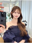 韓国風ロングレイヤー×ナチュラルウェーブ