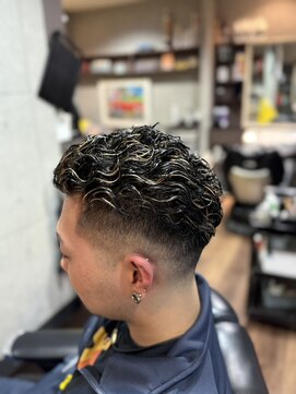 グロウヘアワークス(grow hair works) メッシュ×ベーシックパーマ