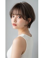 ソーホーニューヨーク ギンザ(SOHO NEW YORK GINZA)&nbsp;ショートパーマボブパーマ20代30代40代ショートカット前髪あり