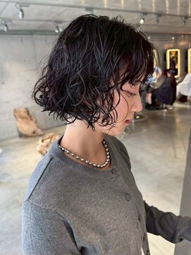 スクリーンギンザメゾン 銀座(SCREEN GINZA MAISON.) 黒髪カタログ/クラゲヘアー/オリーブグレー/銀座