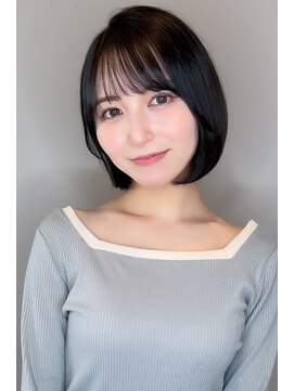 簡単スタイリング！コンパクトにまとまる◎王道ショートボブ