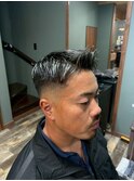 MEN’S HAIR/波巻きツイストスパイラル/リバースセンターパート