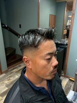 スタンドバーバー 柏(STAND BARBER)&nbsp;MEN’S HAIR/波巻きツイストスパイラル/リバースセンターパート