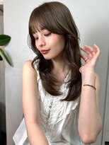 イヴォーク トーキョー(EVOKE TOKYO) 似合わせカット艶髪ミディアムレイヤー顔まわりカット