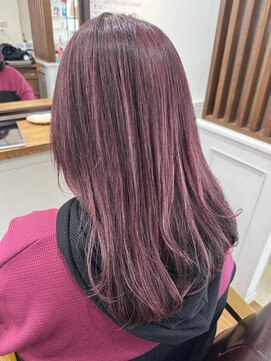 ラナバイモアナ 逗子 葉山(LANA by MOANA) ピンク系カラーハイライトスタイル