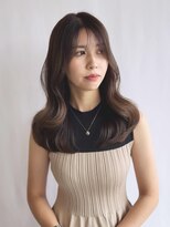 クレーデヘアーズ 相田店(Crede hair's) #女神のような曲線美。大人の韓国風くびれセミロング