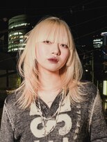 ルル 表参道(lulu.)&nbsp;レイヤー/ウルフカット/ハイトーン/暖色カラー/デザインカラー