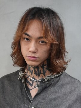 フィフス トウキョウ (fifth TOKYO) 無造作に決まるメンズミディアムボブツイストスパイラルパーマ