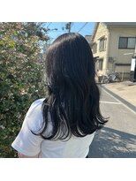 キングスベリー(Hair Relaxation King's Berry) 暗めカラー暗髪透け感カラー×レイヤーカット9.30