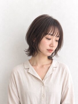 レセ 南柏店(Laissez) くびれウルフボブ/ハッシュカット/束感ウルフ/外ハネワンカール
