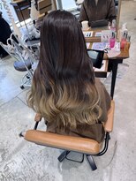 アヴァンスアンス 広島袋町店(AVANCE.ens)&nbsp;オリーブベージュ × グラデーション