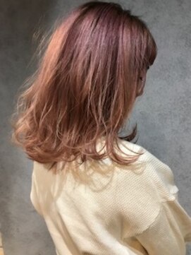 ヘアサロンM 新宿 フェアリーベージュピンク【担当.miyuki】