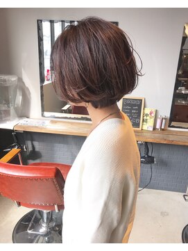 ロティー(loty) 【loty川原一高】ミニボブ×ラベンダーベージュ