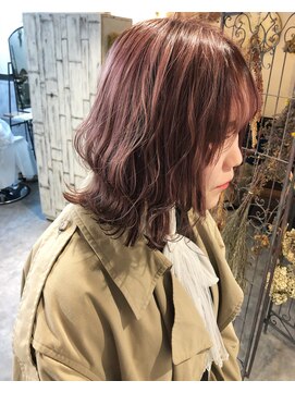 ヘアスタジオニコ(hair studio nico...) コーラルピンク★