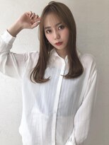 オーロ 西大寺店(ORO)&nbsp;シースルーバングが可愛い艶感ストレート