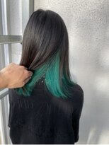 カプア 仙台駅前店(Kapua)&nbsp;インナーカラー/グリーン/ブリーチ