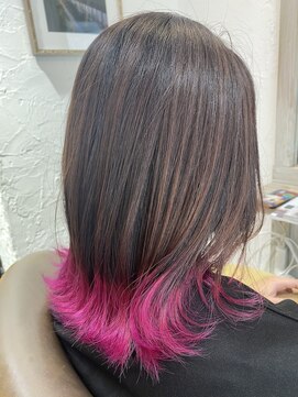 エネルジア(ENERGEIA) 袖カラー×ピンクパープル