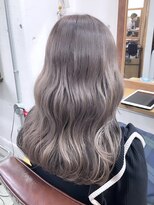 リッカ(RICCA)&nbsp;【大人ハイトーンカラー】透明感ミルクティーグレージュ♪