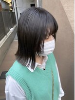 サク(Sac.)&nbsp;グレージュ×外ハネボブ　恵比寿sac. みつよ