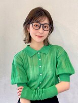 レイラバイアフロート 吉祥寺(Lila by afloat)&nbsp;シースルーバング/くびれボブ/インナーカラー/切りっぱなしボブ