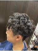 スパイラルパーマ/ニュアンスパーマ/マッシュ<理容室>[メンズ]