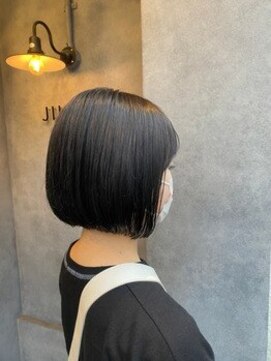 ネウィ 京橋(newi) 【 newi 京橋 】　ミニボブ×ダークグレージュ×oggiotto