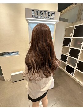 ブレス 芦屋店(brace) 顔まわり似合わせ/韓国ヘア/マロンベージュ