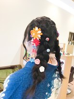 ティエス ジール 成瀬店(TS ZEAL) ツインあみ下ろしダウンスタイル