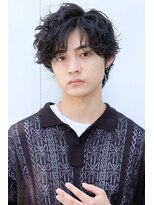 ラレイ(Lalei)&nbsp;【ささき】波巻きパーマ/束感センターパート/マッシュパーマ