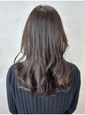 ブラウンベージュ_斜めバンググレージュカラーシルキー_ba444031