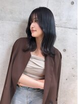 ロンド レア 天神大名店(Lond Le’a)&nbsp;ラベンダーカラーブルーブラックダブルカラー韓国ブルベ