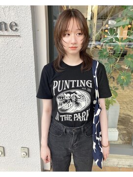 マメ(mame) ウルフ/ミディアム/2wayバング