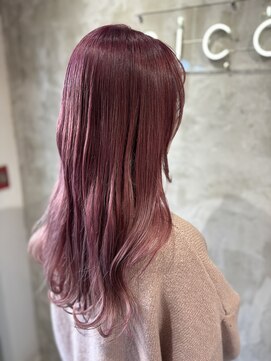 ニコア 千葉(nicoa) ブリーチカラー/ハイトーンピンク/[千葉/千葉駅]