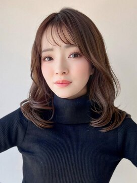 アグ ヘアー ウォール三宮店(Agu hair wall) 《Agu hair》レイヤー内巻×numberA.アクアバームセラム