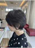 【U Hair】大人丸みショート/ゆるふわパーマ