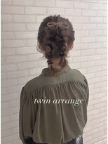ヘアースタジオ シーオーイー(hair studio C-O-E) ぽこぽこツインアレンジ♪
