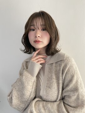 シェル 津山の手店(shel) 20代30代大人可愛い小顔シースルーくびれボブ