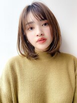 ケーツー エソラ池袋店(K-two)&nbsp;ふんわり柔らかロブ/ラベージュ［髪質改善/池袋&目白&大塚］