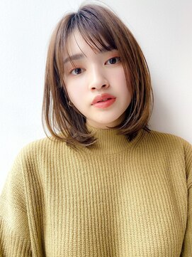 ケーツー エソラ池袋店(K-two) ふんわり柔らかロブ/ラベージュ［髪質改善/池袋&目白&大塚］