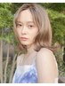 大人気☆透明感ケアカラー＋カット＋3ステップトリートメント  ￥13920