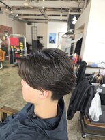 アノ(Ano.)&nbsp;メンズカットニュアンスパーマフェーザーパーマ毛流れ