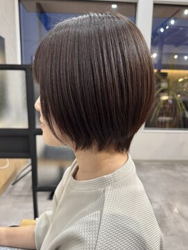 アンドビー(&b.) 極美(キワミ)縮毛矯正 ショートヘア