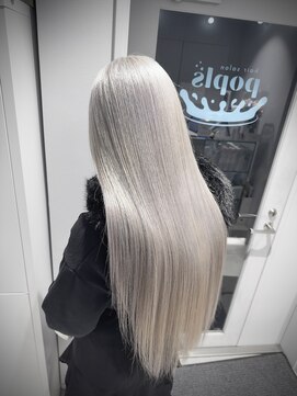 ポプルス(popls) ホワイトカラー/透明感カラー/ホワイトグレージュ