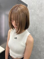 ネウィサリュー 立川(newi saLyu)&nbsp;韓国顔まわりレイヤーカット髪質改善透明感カラー20代30代40代