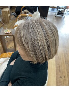 ディスアンドザット あびこ店(THIS&THAT) 脱白髪染めカラー