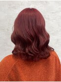 深み×ツヤ感◎濃厚ボルドーカラー