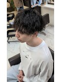 シャープな印象◎縦落ちパーマ