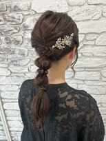 ヘアー ルセロ アット プリム(hair lucero @ prim) 編みおろしヘアセット